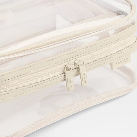 Brand NEW Away Luggage Clear Toiletry Bag in Color Salt White - Never Opened! - Picture 4 of 8